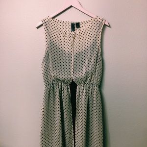 Petticoat Alley Dresses - BLACK AND WHITE POLKA DOT DRESS Petticoat Alley Dresses - BLACK AND WHITE POLKA DOT DRESS